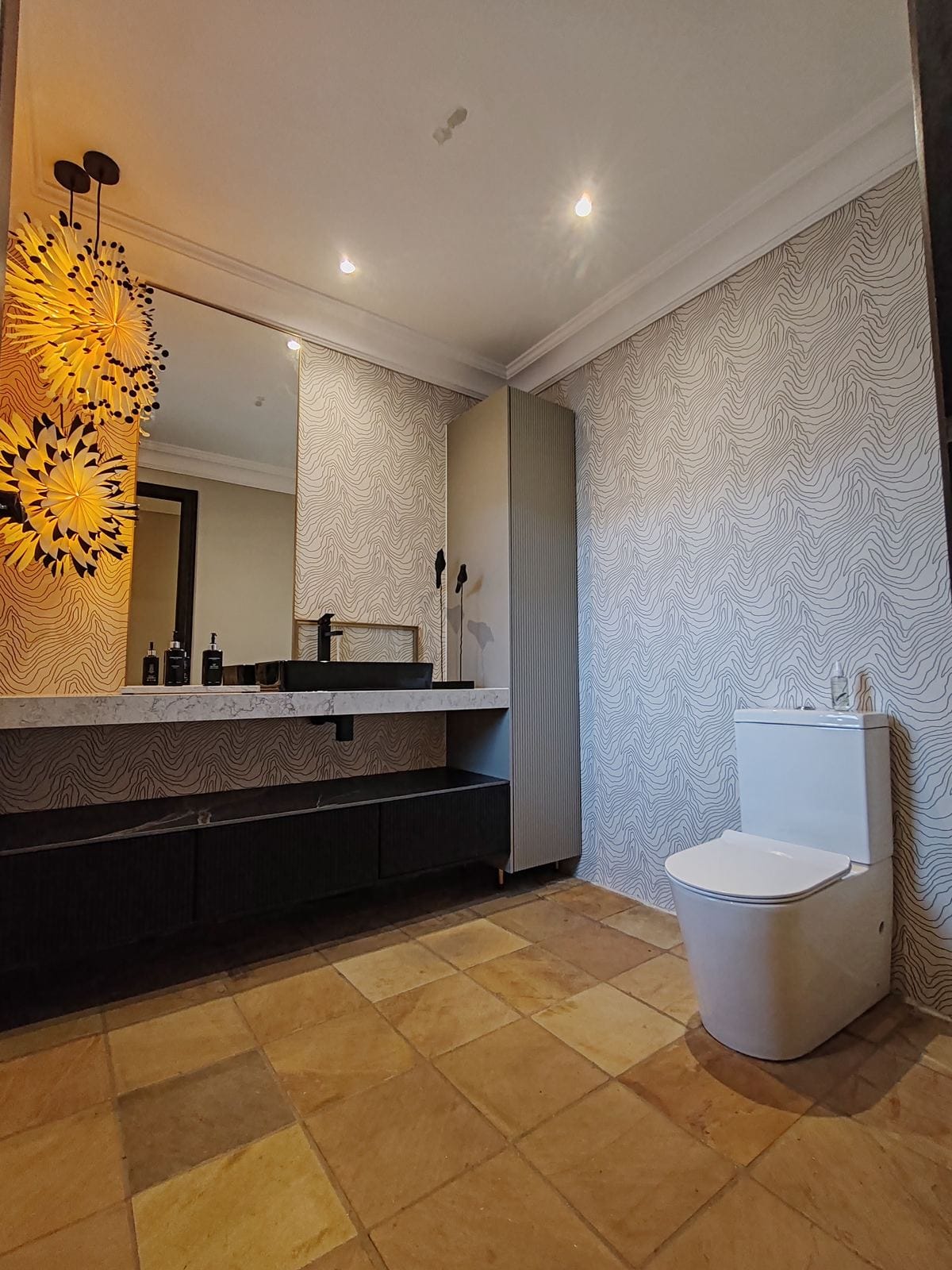 Modern walk-in shower after bath to shower conversion in Randburg
