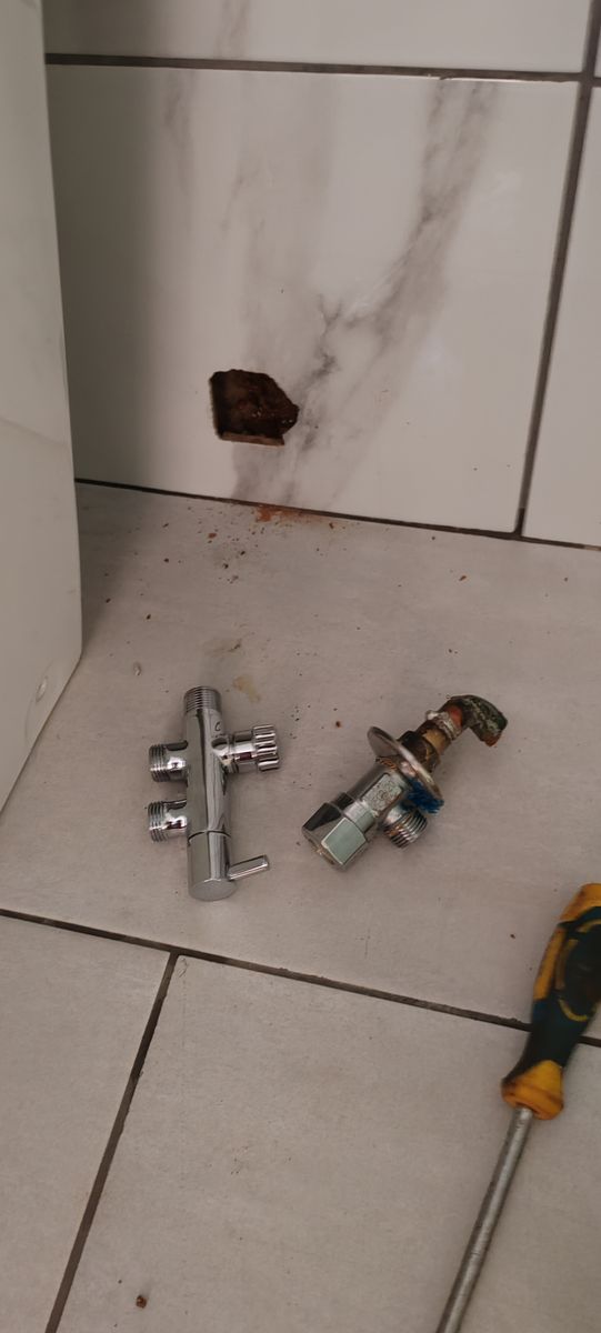 Kitchen plumbing installation in Randburg home