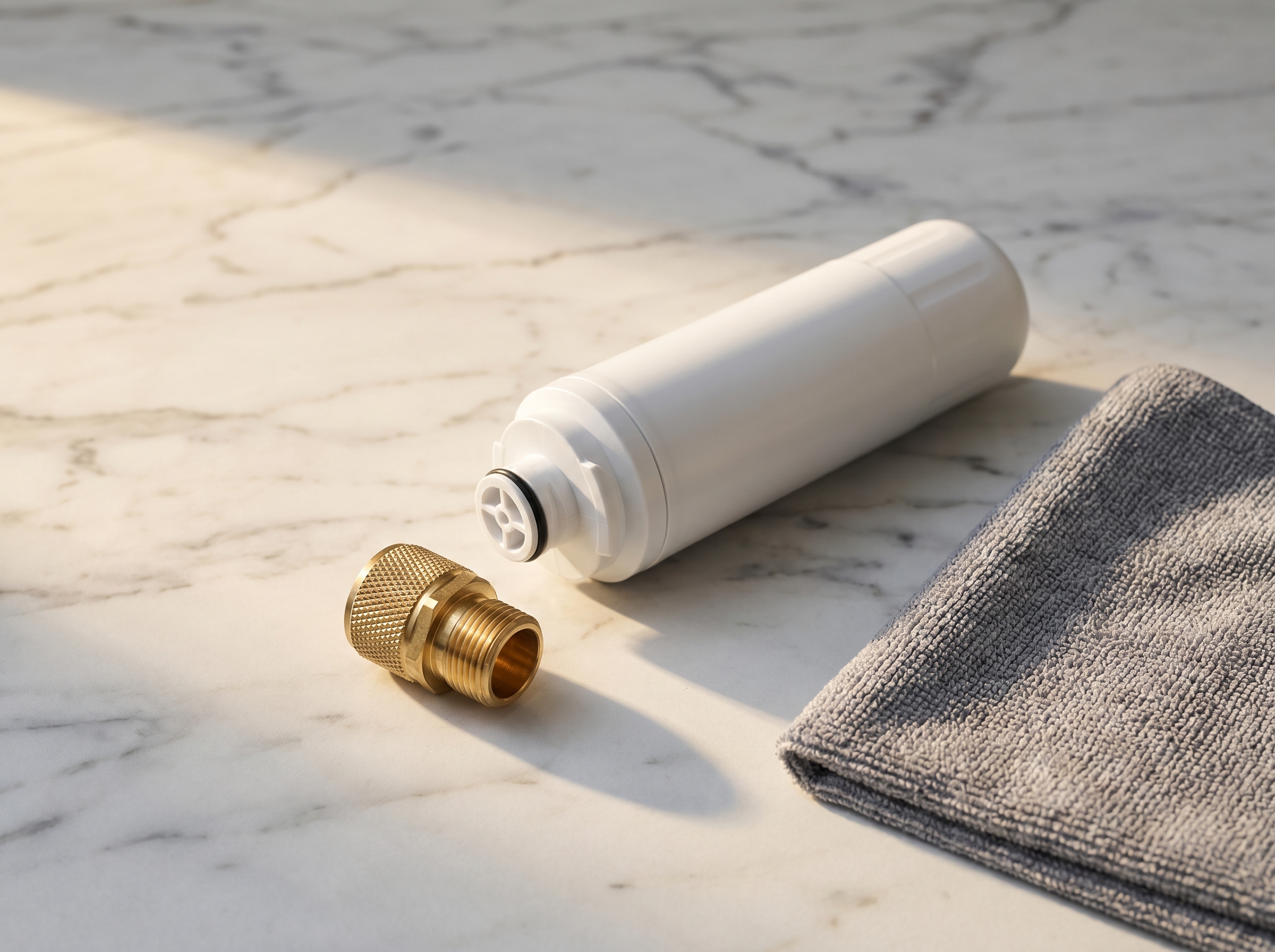 Samsung DA29-00020B HAF-CIN fridge water filter cartridge shown in clean product flat-lay photography