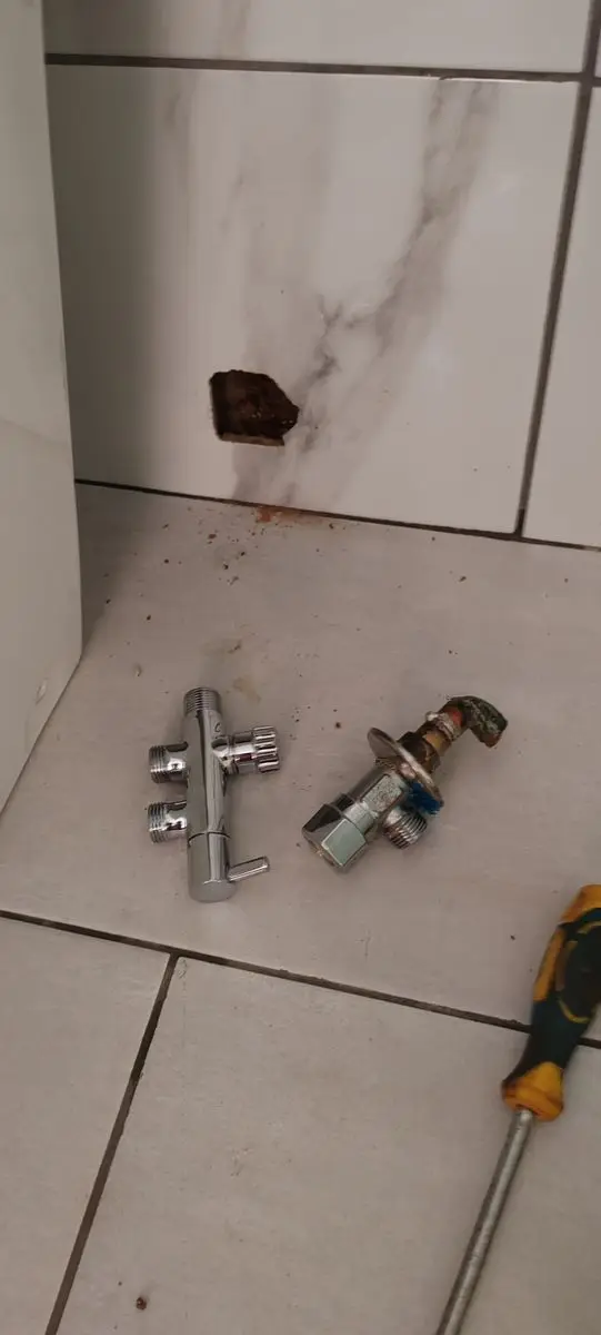 Kitchen plumbing installation in Randburg home